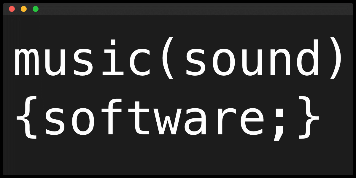 Music Sound Software
