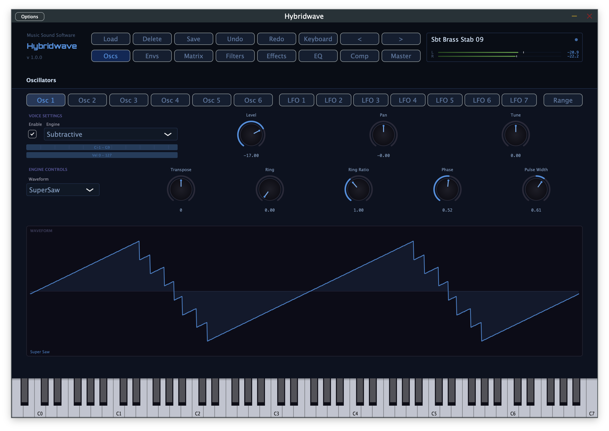 Hybridwave Cobalt theme