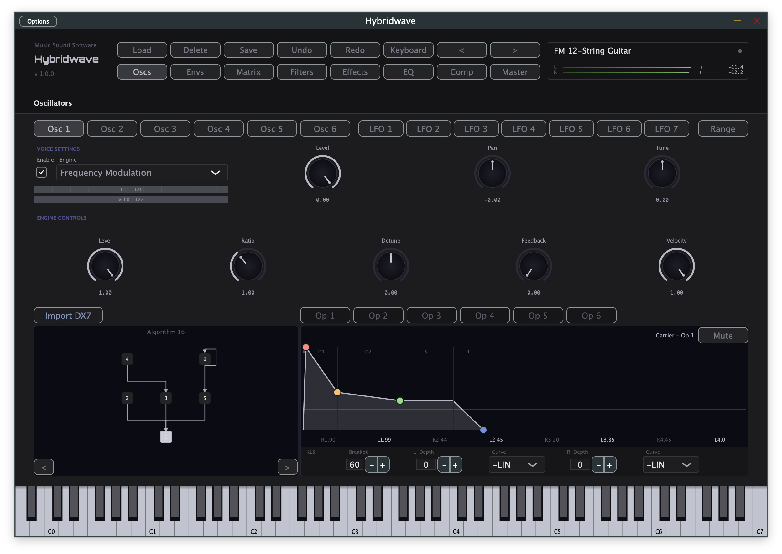 Hybridwave FM engine