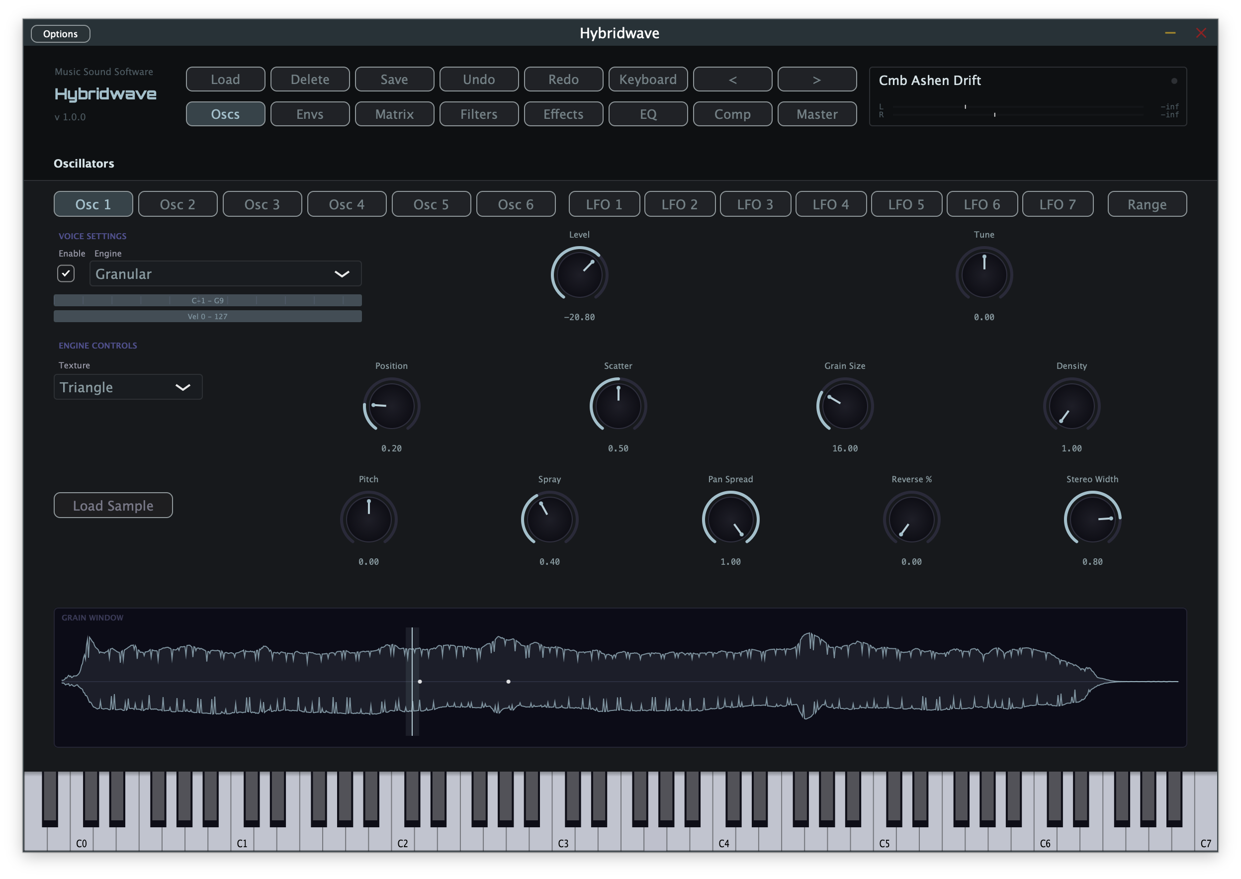 Hybridwave Graphite theme