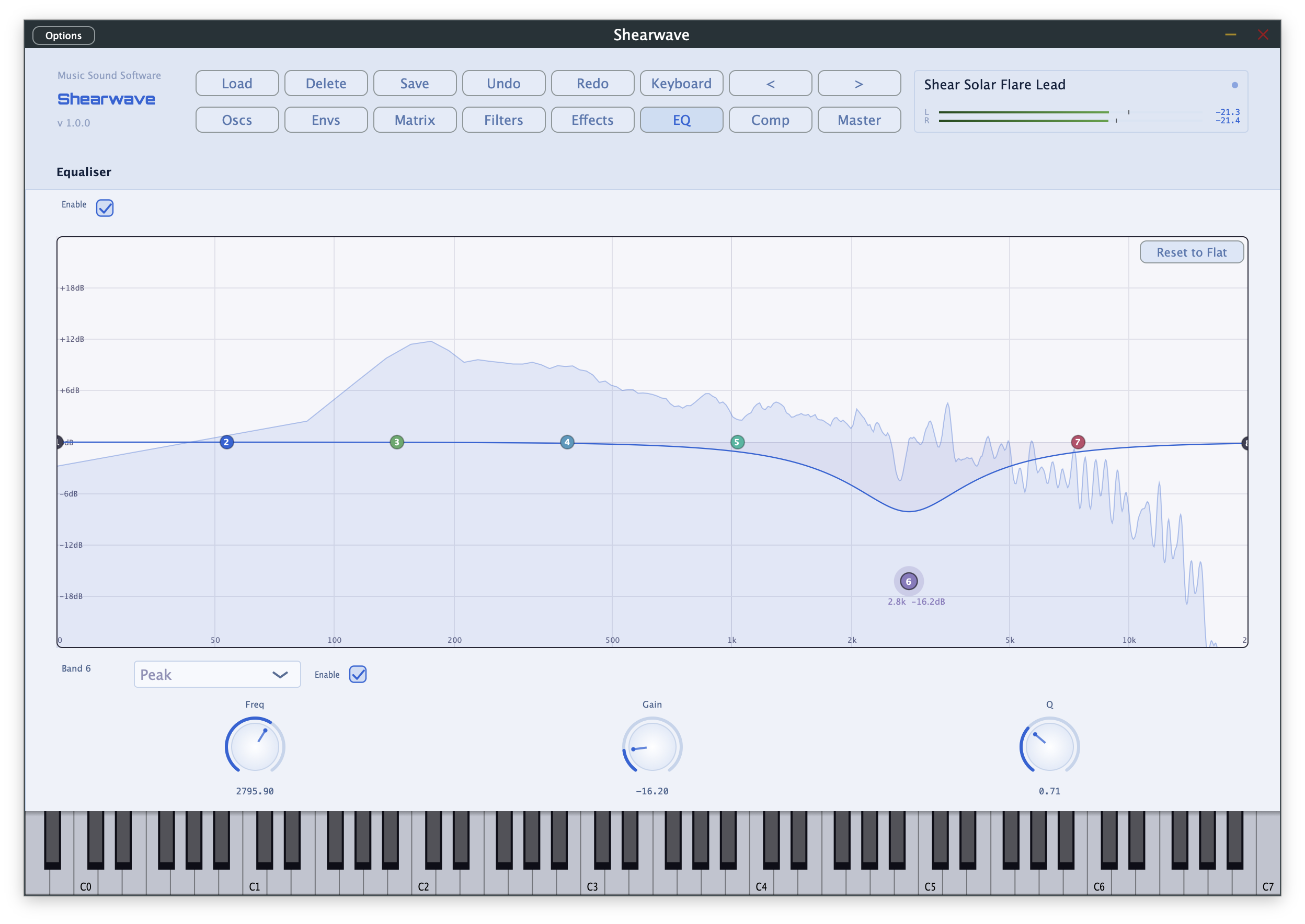 Shearwave Equaliser